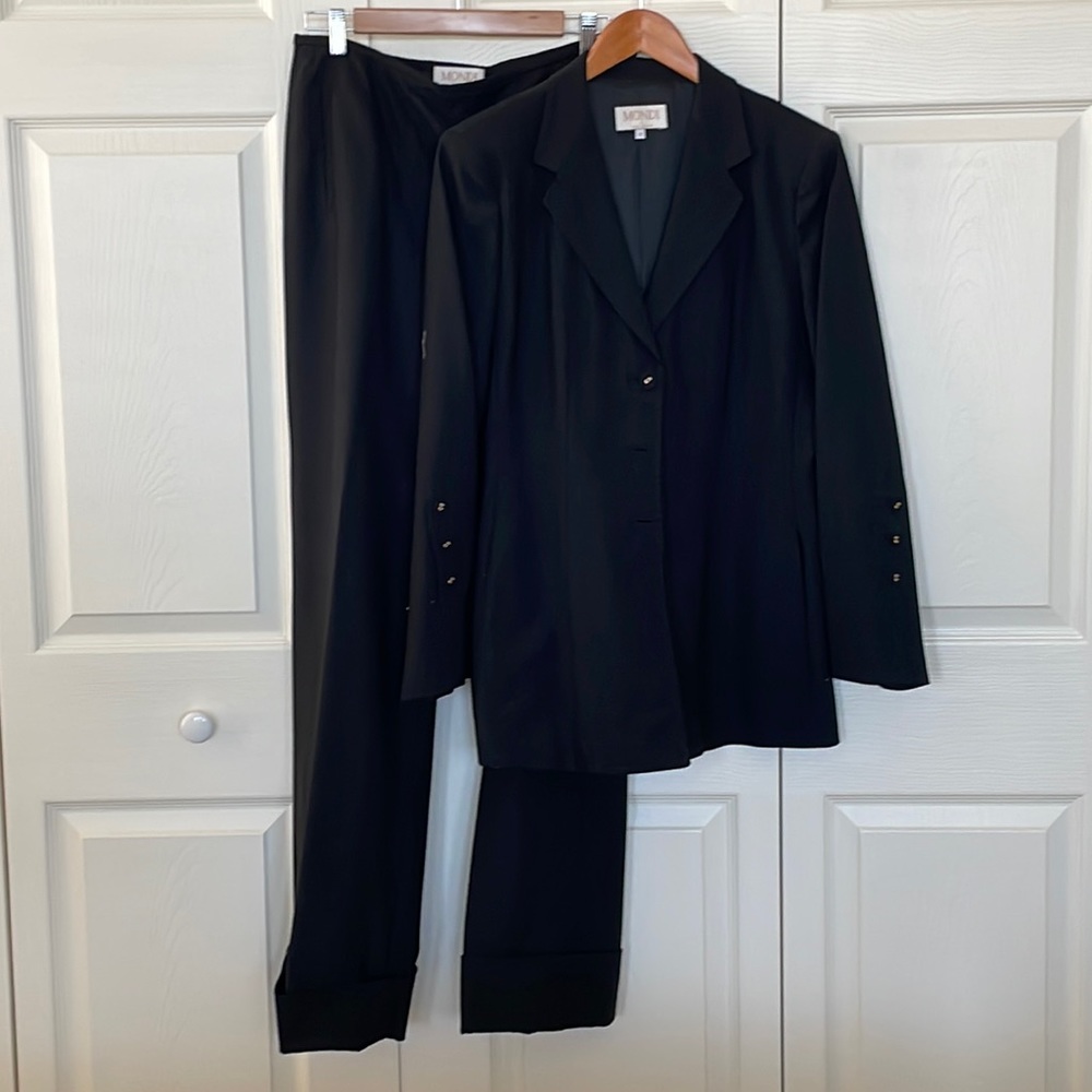 Mondi by Louis Di Carlo Navy Suit Wool